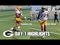 Green Bay Packers Rookie Minicamp Highlights Day 1; Jordan Morgan + Marshawn Lloyd *FIRST LOOK* 😳
