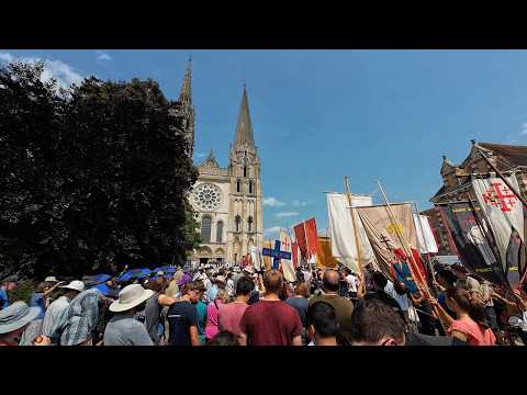 Procession Into Chartres Cathedral | Traditional Latin Mass 2025