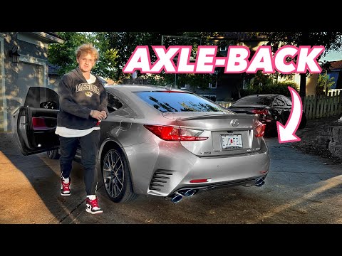 Installing An Axle Back On My Friends Lexus RC350