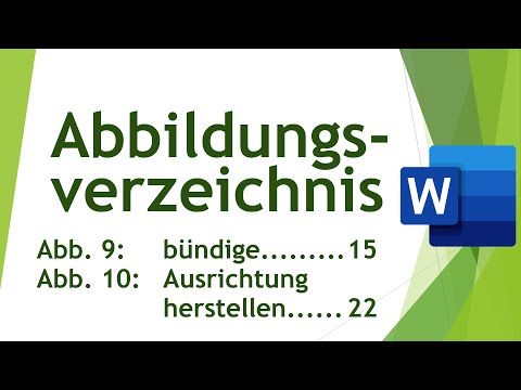 Mehrzeilige Beschriftungen im Abbildungsverzeichnis bündig ausrichten (Microsoft Word)