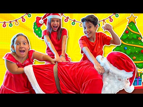 Uma História Atrapalhada de Natal com Maria Clara MC Divertida | Funny Stories Christmas for Kids