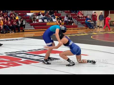Match#3: 20190126 Aleks 2nd Jaybird Girls Wrestling Tournament vs. Nyssa HS