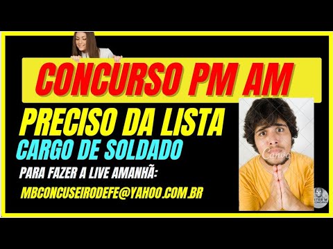 PM AM - SOLDADO ! LISTA ALGUÉM TEM?