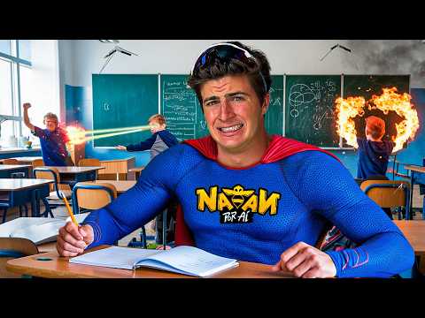 ENTREI PARA UMA ESCOLA DE SUPER HERÓIS!