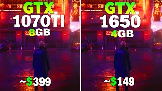 GTX 1070 Tİ vs GTX 1650 - Test in 12 Games