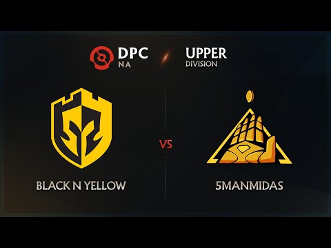 Black N Yellow vs 5ManMidas Game 2 - DPC NA League: Upper Division w/ GoDz & Lyrical