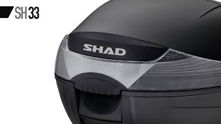 SHAD Vrchní kufr na motorku SH33 černá