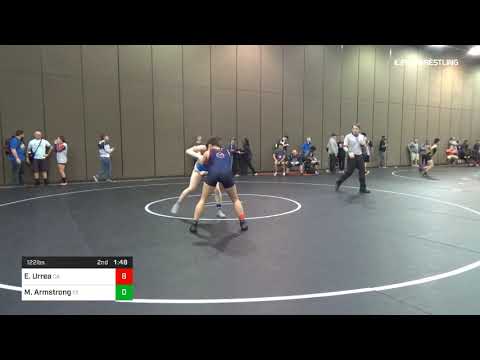 122 Lbs Consi Of 32 2 Elysia Urrea Team California Vs Mia Armstrong Team Texas