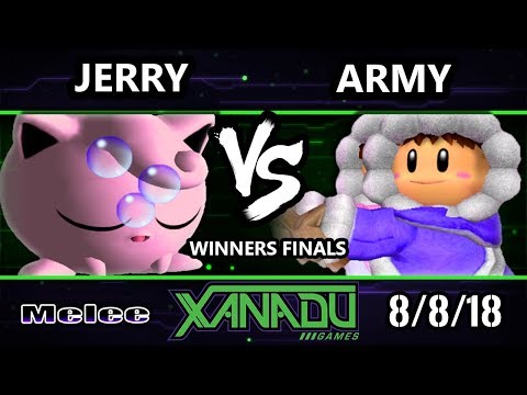 S@X 262 SSBM - Jerry (Jigglypuff) Vs. ARMY (Ice Climbers) Smash Melee Winners Finals