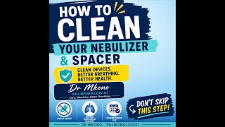 📌 📌📌How to Clean Your Nebulizer & Spacer Correctly