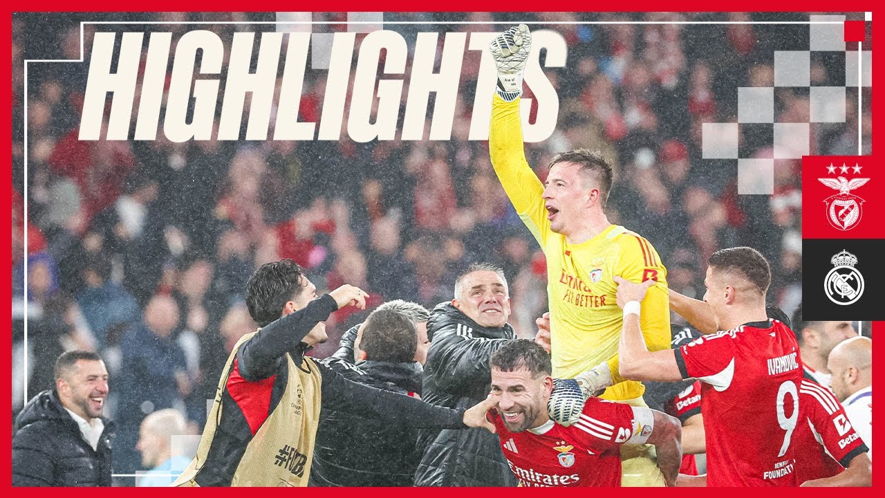Benfica vs Real Madrid Highlights