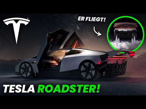 Der Tesla Roadster ist da! (Er fliegt wirklich 🤯)