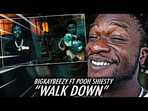 BigKayBeezy ft. Pooh Shiesty - Walk Down (Official Video) REACTION