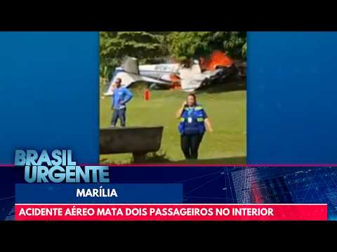 Acidente de avião deixa dois mortos em Marilia, no interior de SP | Brasil Urgente