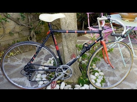 Bicycle restoration, vintage gravel bike, recovery reconstruction,upgrade,new look paint. Dream bike