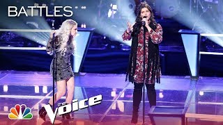 The Voice 2018 Battle - Genesis Diaz vs. Mia Boostrom: &quot;Because of You&quot;