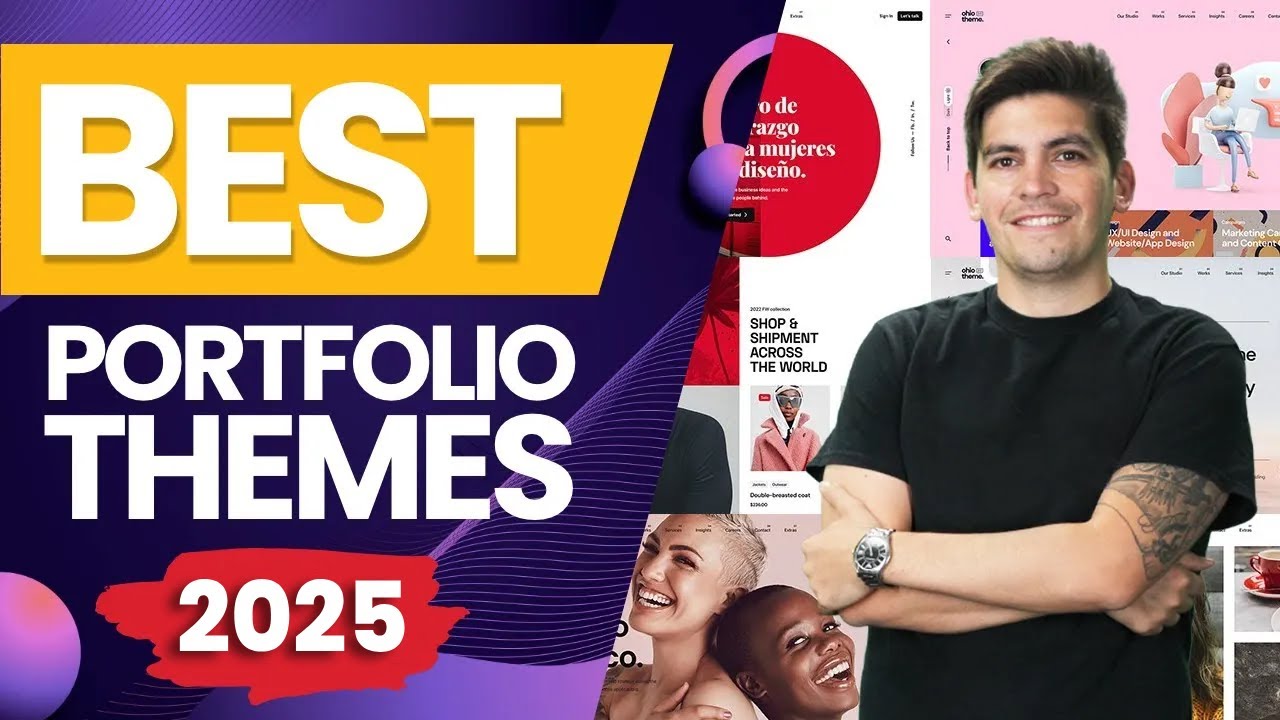 💼Top 5 Best Portfolio WordPress Themes & Plugins in 2025 (Seriously)