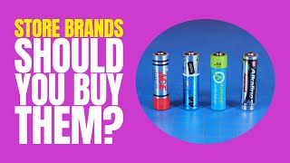 1.7 AA Batteries - Store Brands - Should You Buy Them