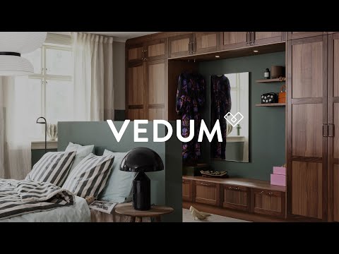 Vedum Kök & Bad - Lyxigt dressingroom med massor av förvaring och smarta lösningar