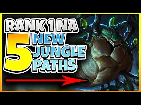 RANK #1 NA SHOWS THE 5 NEW BEST JUNGLE PATHS AFTER SCUTTLE CHANGES PATCH 9.9 | League of Legends
