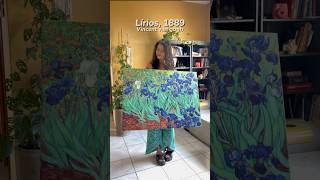 Vídeo de Vincent Van Gogh - Quadro decorativo. Lirios Van Gogh. Impressão em tela canvas