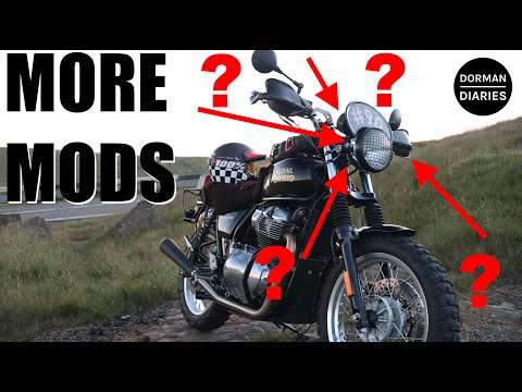 Royal Enfield Interceptor - HAND GUARDS, HEADLIGHT AND INSTRUMENT LIFT