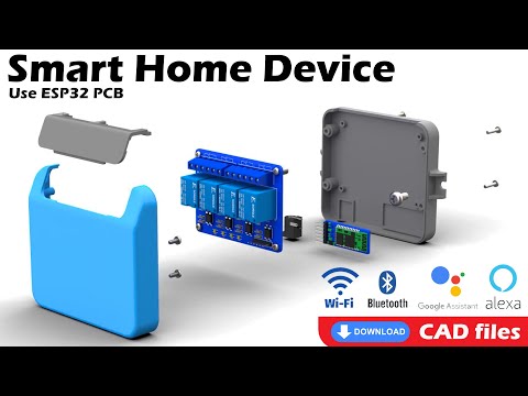 Enclosure design for ESP32 project Home automation system by sketchwork ...