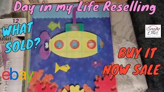 Savvy Selling: Making Money Thrifted Finds | Buy It Now Sale | Full-time Reseller Vlog #thrifting