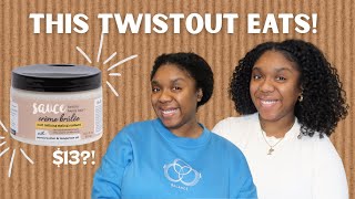 My Best Twistout YET | Sauce Beauty Curl Custard | Mid Week Updates!