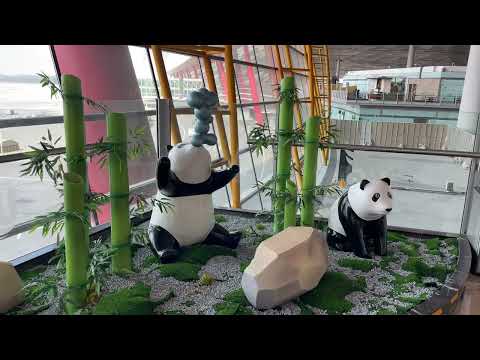 Lounge de primeira classe da Air China no Aeroporto Internacional de Pequim Capital PEK