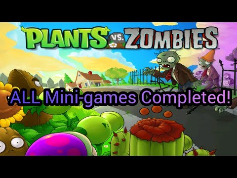 I Beat ALL the Mini-games in Plants vs. Zombies!