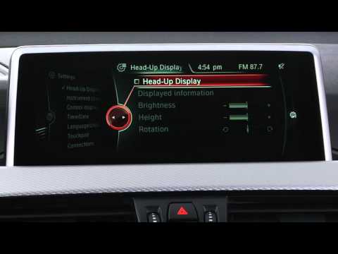 Part of a video titled Head Up Display | BMW Genius How-To - YouTube
