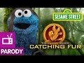 Sesame Street The Hungry Games Catching Fur Hunger Games Catching Fire Parody