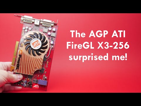 The ATI FireGL X3-256 (Radeon X800 Pro AGP equivalent)