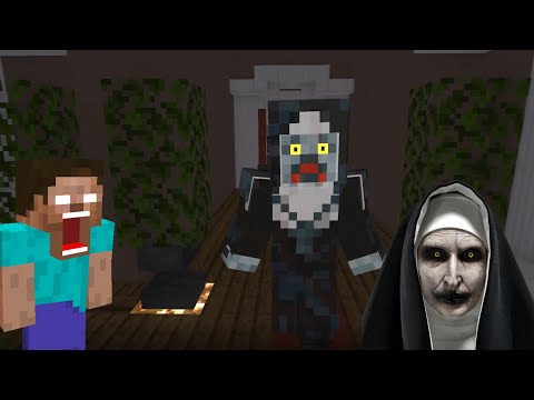 MONSTER CLASS Spend 24 Hours In a Hounted HOUSE- Minecraft animation