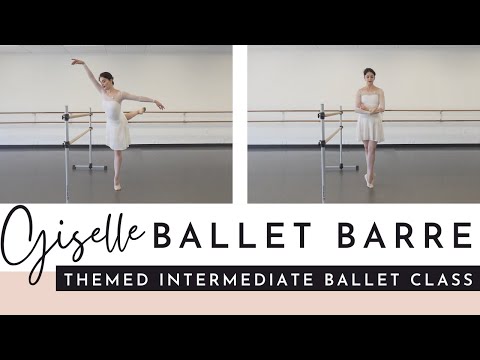 Giselle Inspired Barre | Themed Ballet Class for Artistry | Intermediate Level | Kathryn Morgan