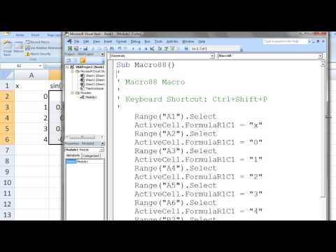 Excel VBA Topic 2.6 - Recording Macros