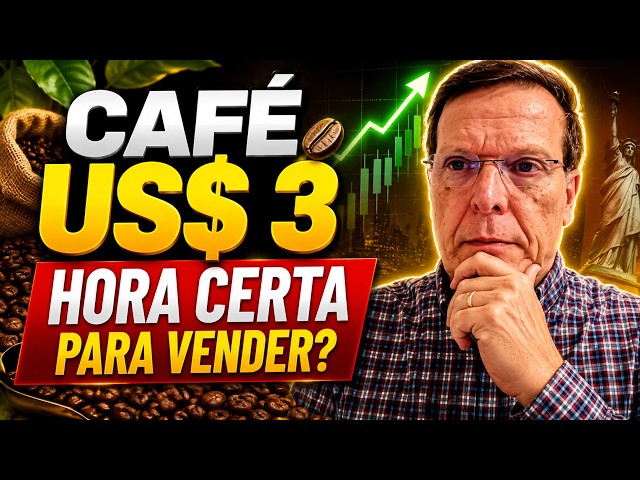 Café atinge US$ 3 em nova York! É a hora certa para vender?