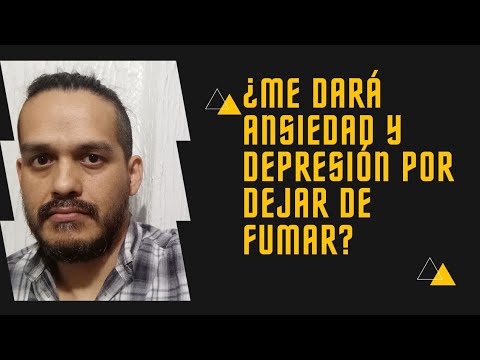 ⛔Depresión y ansiedad por dejar de fumar.