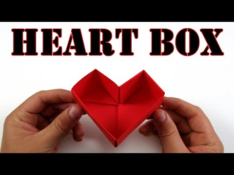 Origami-Herz-Box - Wie man faltet