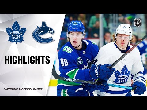 NHL Highlights | Maple Leafs @ Canucks 12/10/19
