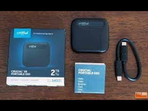 Crucial X6 1TB Portable SSD – Up to 800MB/s–USB 3.2–External Solid State Drive, USB-C - CT1000X6SSD9