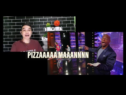 Reaction Pizza Man Nick Delivers AMAZING Pizza Tricks - America's Got Talent