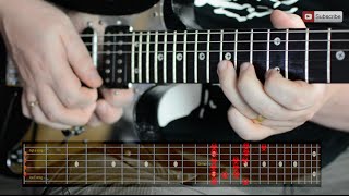 How to improvise over Funk guitar - with scale patterns