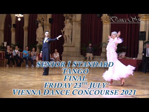 Vienna Dance Concourse 2021 - Senior I Standard Tango WDSF - Final - 23 July 2021