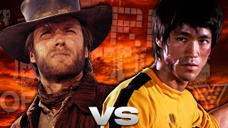 Bruce Lee vs Clint Eastwood. ERB as ERBF Re-Edited Version - FanMade