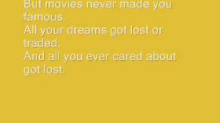 DASHBOARD CONFESSIONAL: Where There&#39;s Gold [with lyrics]