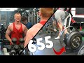Bodybuilder/Powerlifter Trains Us | 655lbs DEADLIFT