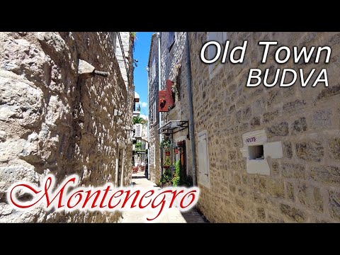 🌞Budva, Marina, Old Town, Montenegro, 🌡T+28C°  - Walking Tour - Travel Guide