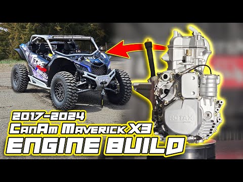 How to Build a Can am X3 Engine | 2017 - 2024 Full Build Step by Step - Rotax 900 Maverick X3 BRP